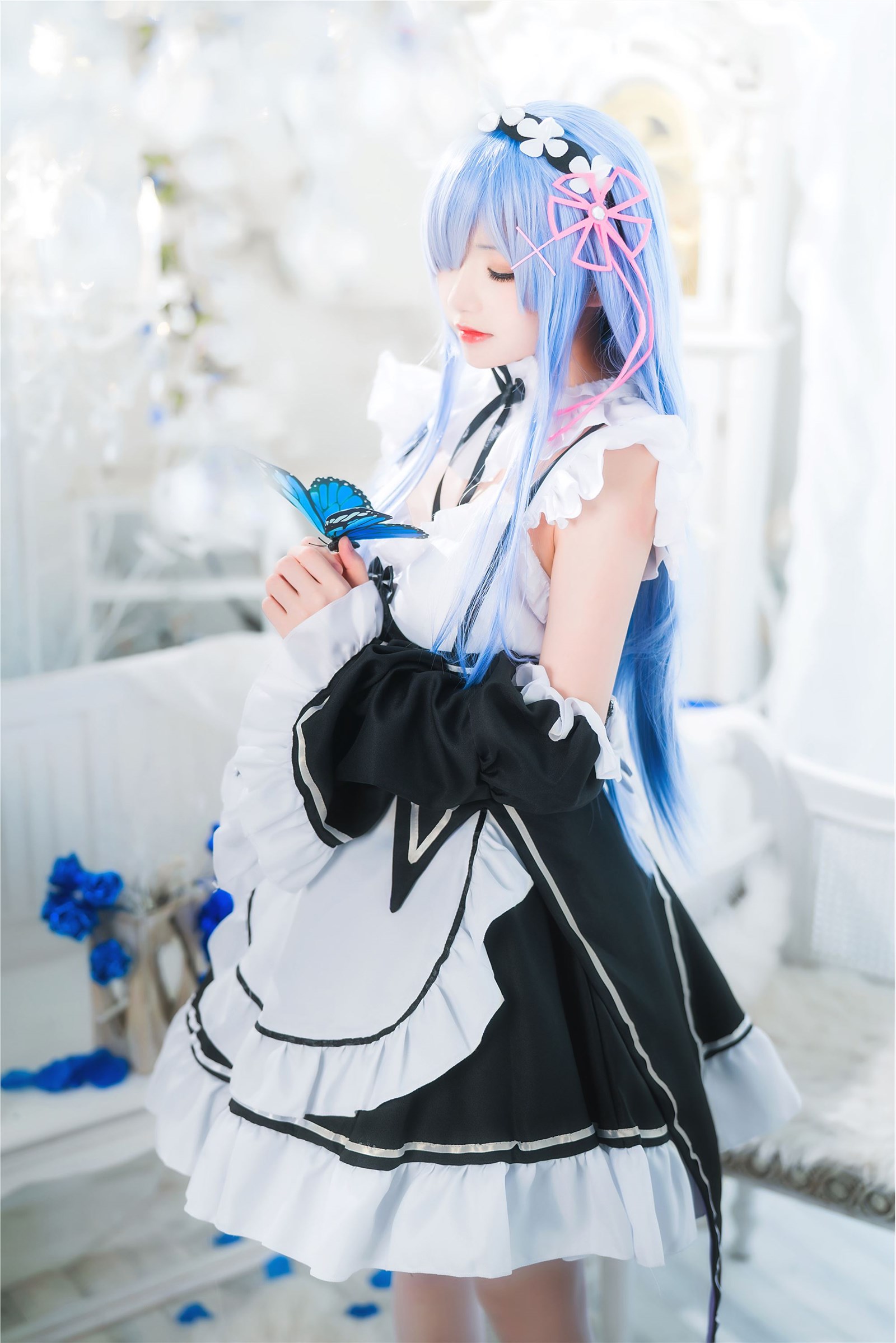 桜 Peach Meow Rem Long Hair 01(6)